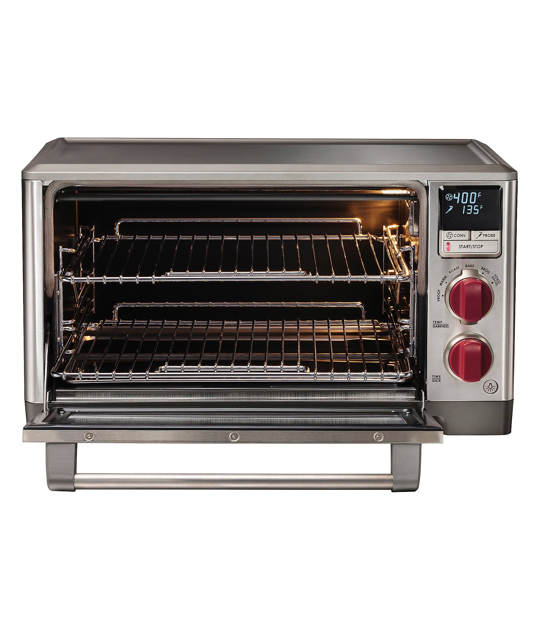 Wolf Gourmet Elite Countertop Oven with Red Knobs