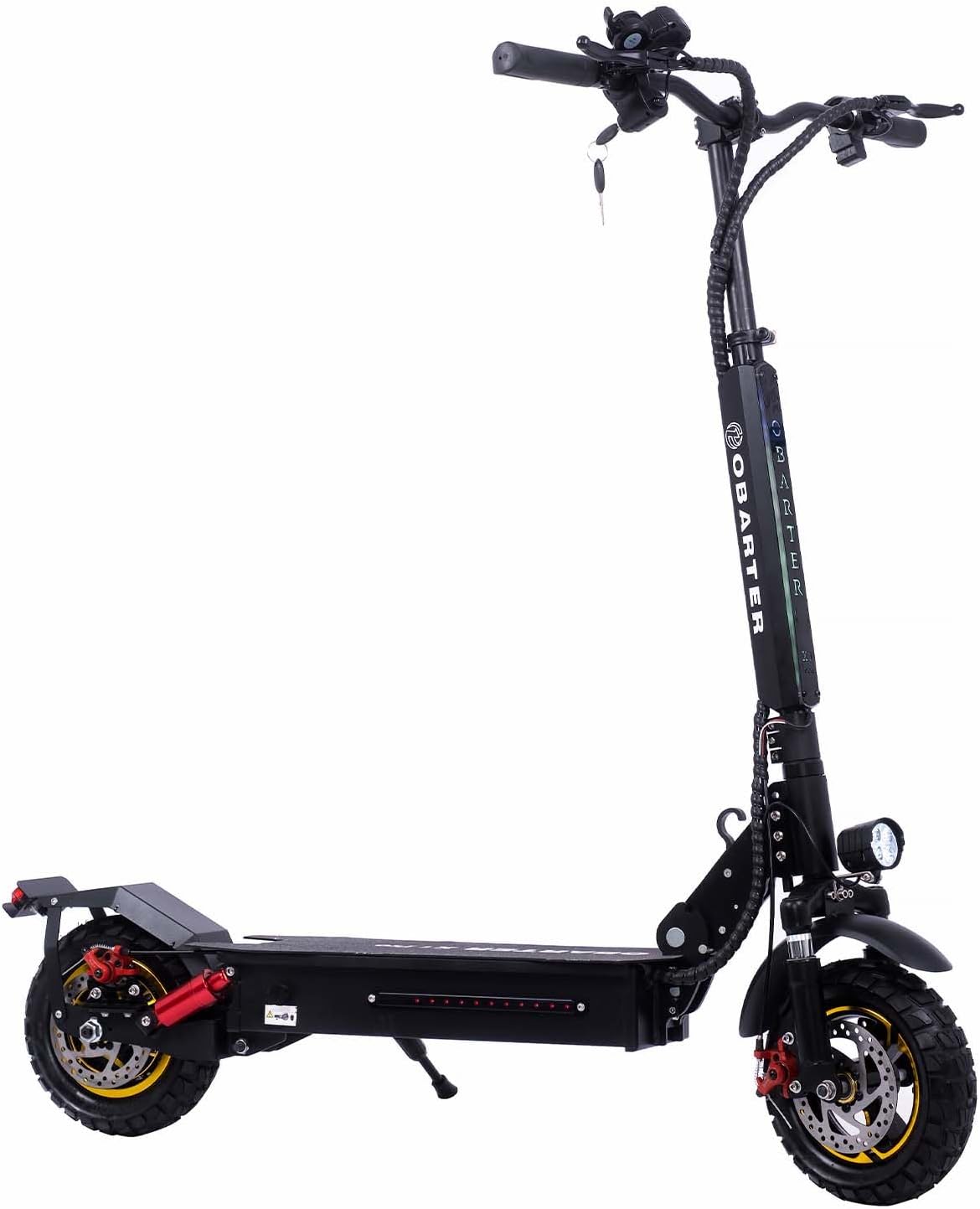X1pro Foldable Electric Scooter 1000W High Power Rear Drive Off-Road Scooter Max Speed 28MPH 10" Vacuum Tire 48V 21AH Large Battery 40-46 Miles with Brake System Dual Shock Absorbers