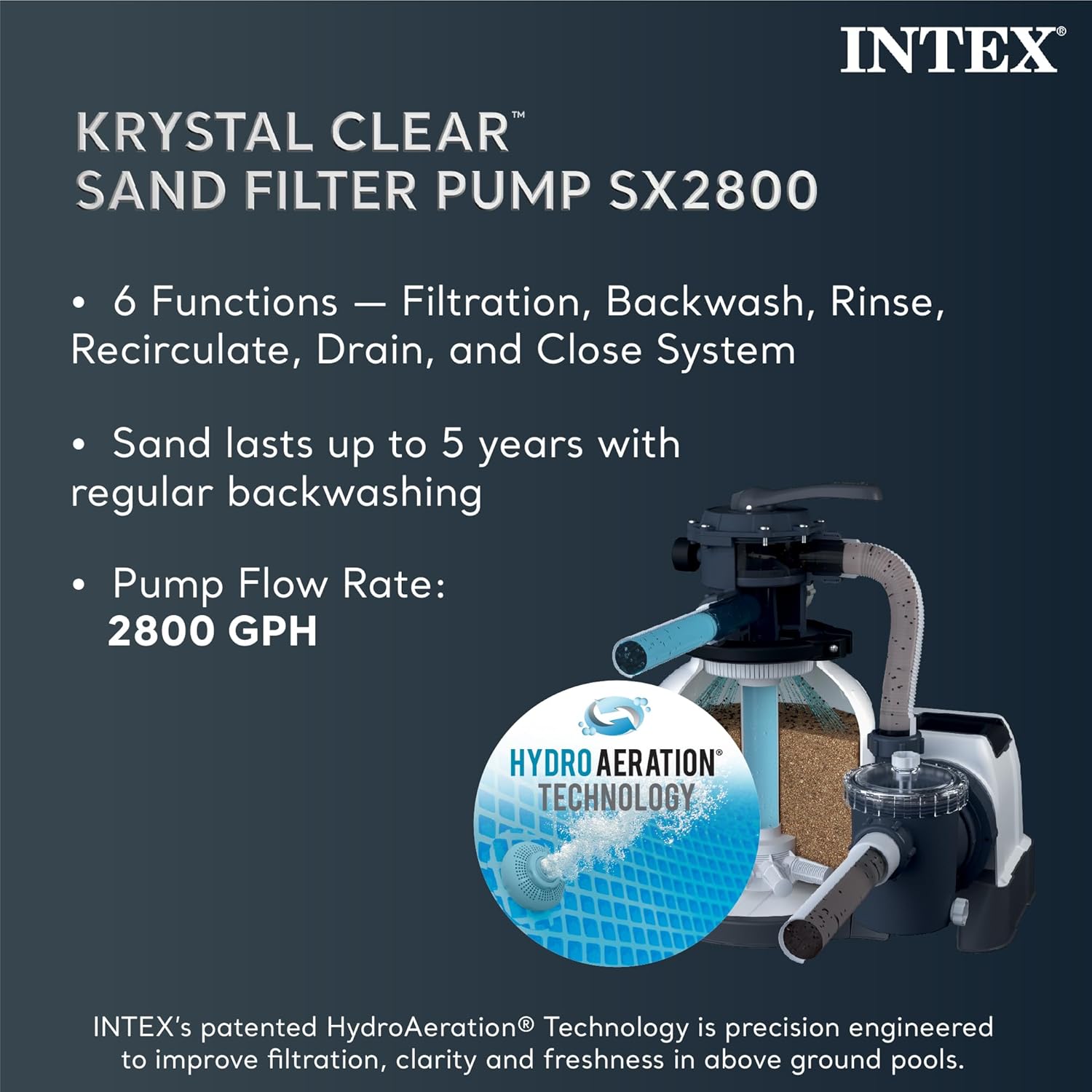 INTEX 26339EH Ultra XTR Deluxe Above Ground Swimming Pool Set: 24ft x 52in – Includes 2800 GPH Cartridge Sand Filter Pump – SuperTough Puncture Resistant – Rust Resistant – Easy to Assemble