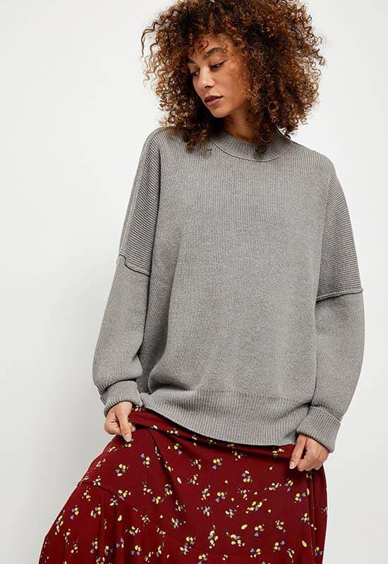 Easy Street Tunic by Free People, Heather Grey, L