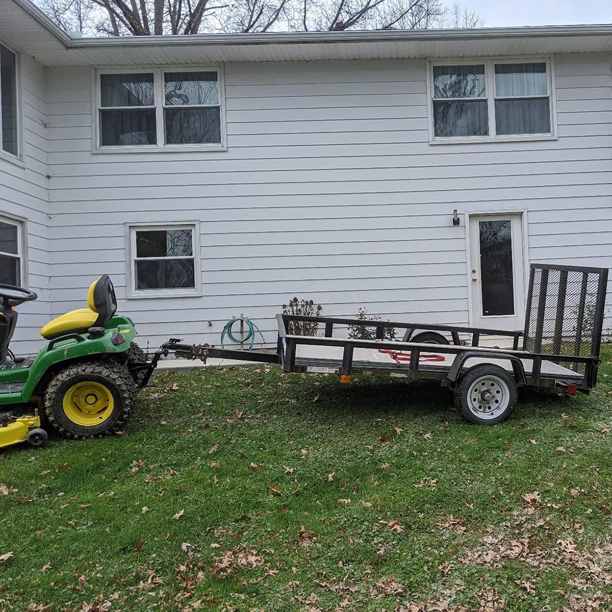 Fivepine Lawn Mower Trailer Hitch Riding Mower Garden Tractor Hitch fit for John Deere/Cub Cadet/Husqvarna/Craftsman -Raise 11 inches Pack of 2