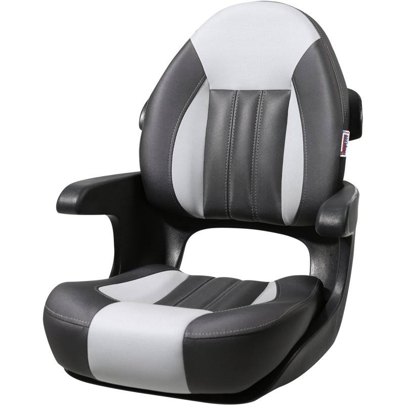 Tempress ProBax Captains Helm Boat Seat (Charcoal/Gray/Carbon)
