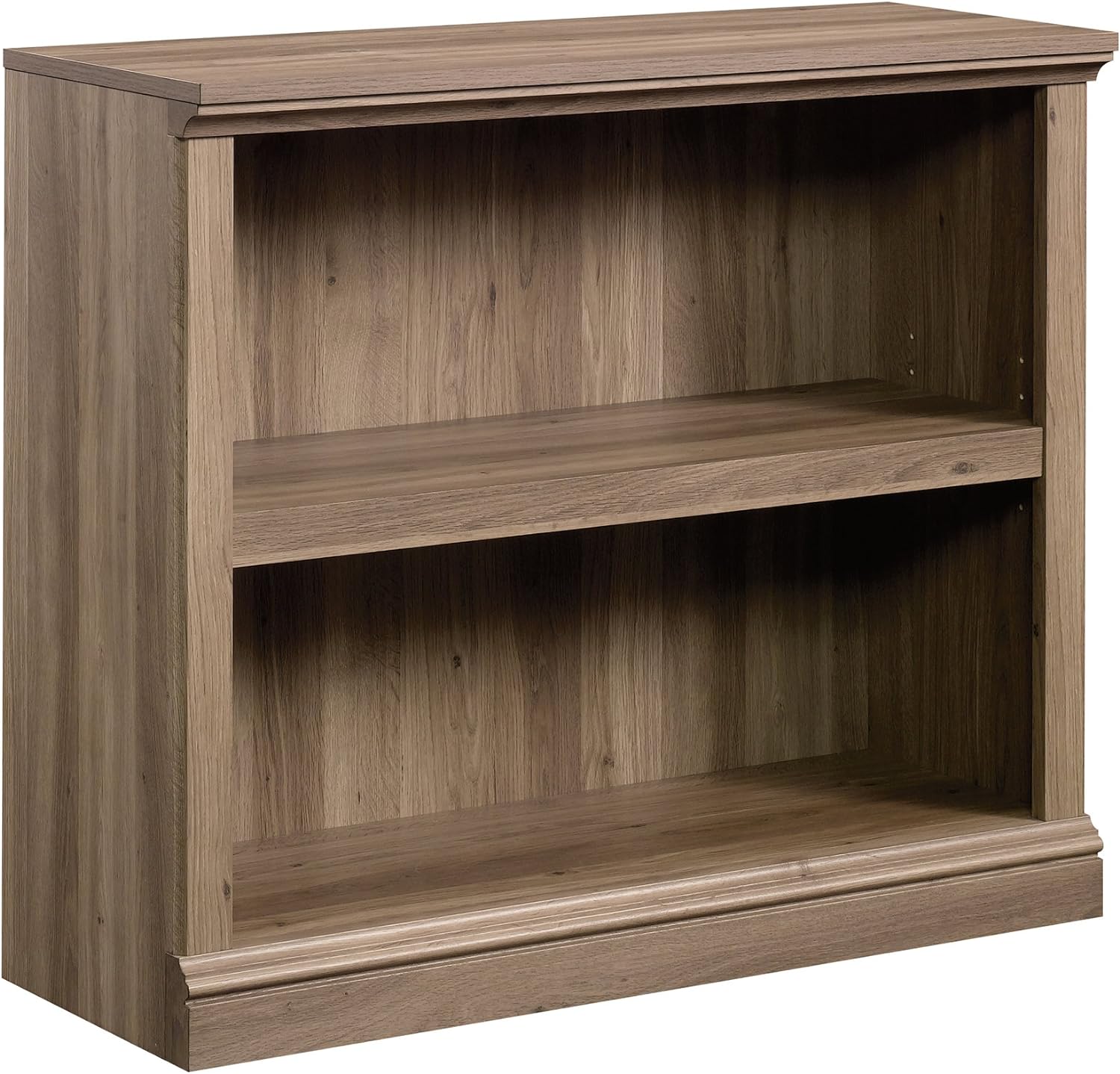Sauder 2-Shelf Bookcase, Select Cherry finish