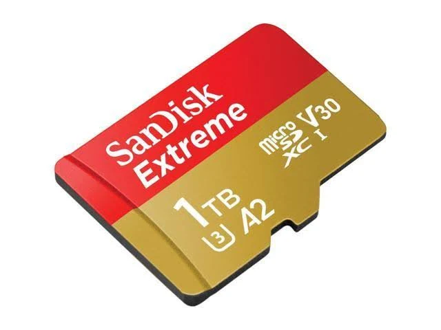 SanDisk 1TB Extreme microSDXC 160MB/s UHS-I U3 A2 microSD 1.0 TB Micro SD SDXC Flash Memory Card SDSQXA1-1T00-GN6MN with OEM Lan