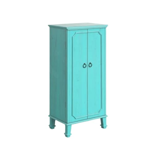 Hives & Honey - Charlize Jewelry Armoire - Fully Locking Jewelry Organization Storage - White