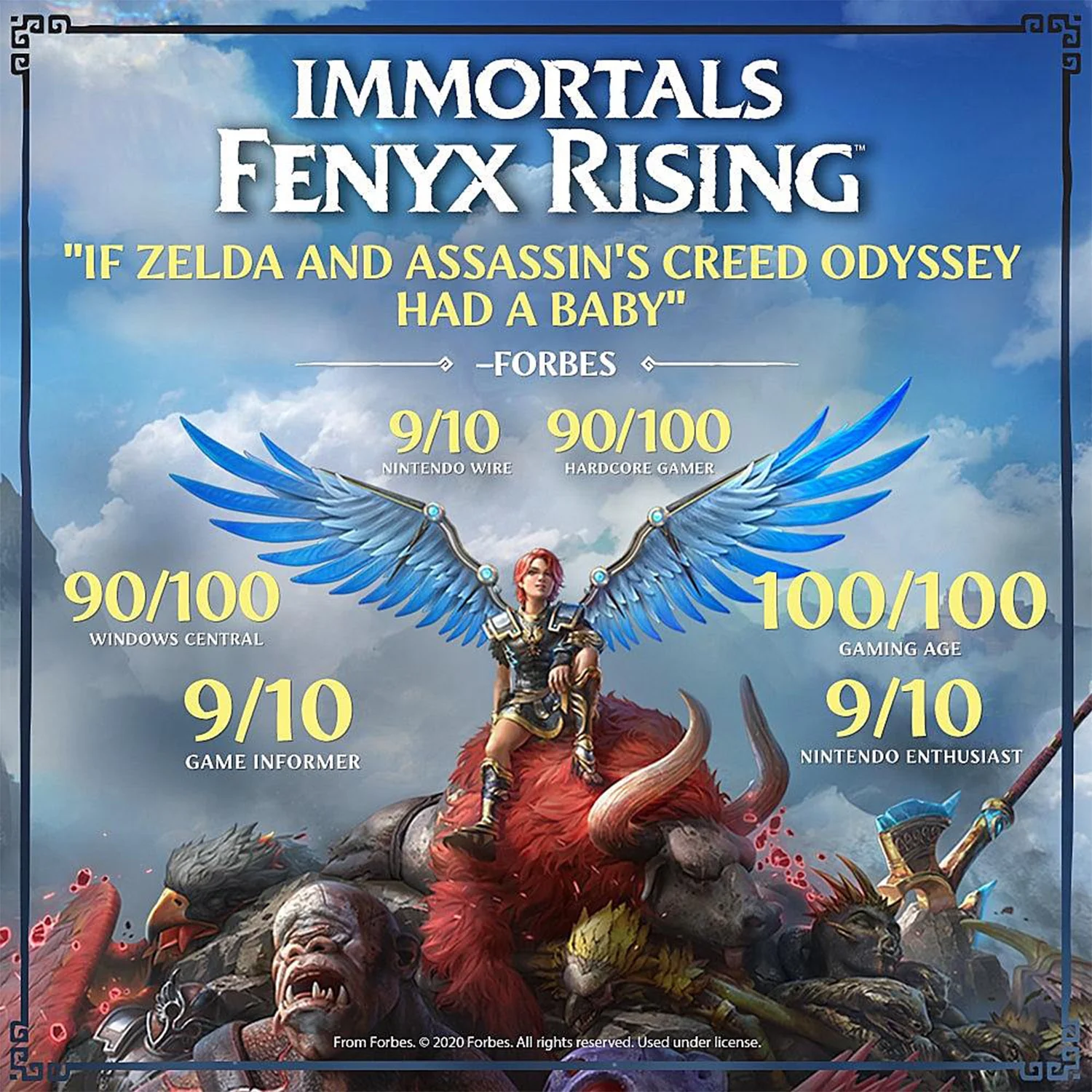 Tony Hawk's Pro Skater 1 and 2 With Immortals Fenyx Rising - Two Games For PS5