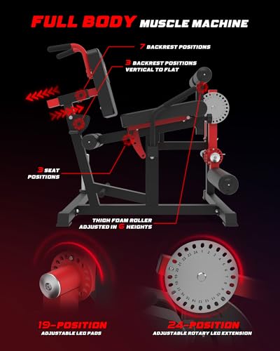 HVO Leg Extension and Curl Machine - Leg Extension Machines for Home Gym Leg Hamstring Workout