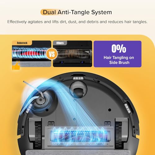 roborock Q5 Max+ Robot Vacuum with Self-Empty Dock, Upgraded from Q5+, 5500 Pa Suction, DuoRoller Brush, Hands-Free Cleaning for up to 7 Weeks, PreciSense LiDAR Navigation, App & Voice Control