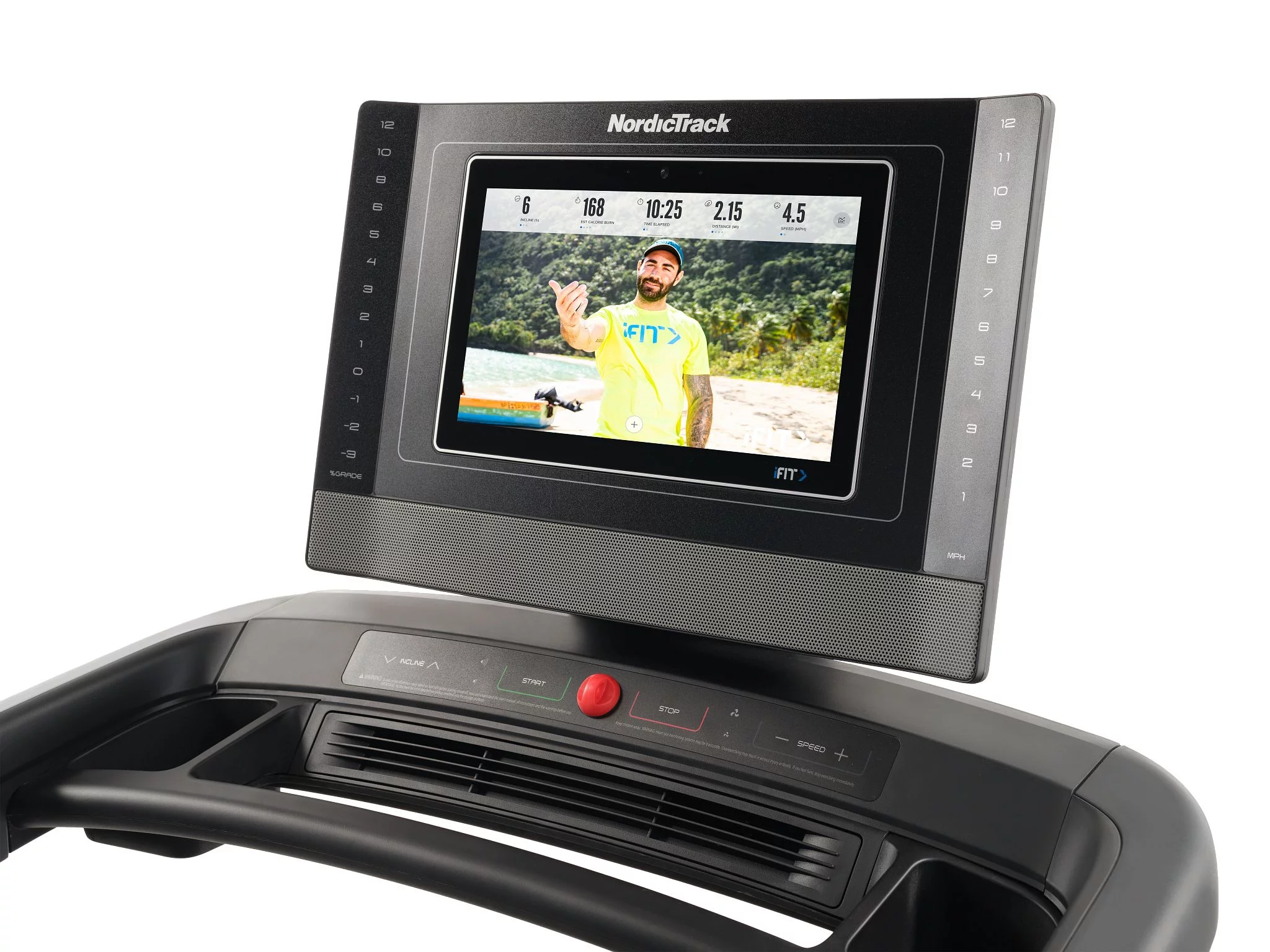 NordicTrack Commercial Series 1750; iFIT-enabled Treadmill for Running and Walking with 14” Pivoting Touchscreen