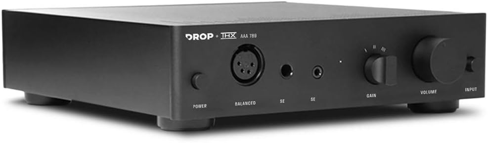 Drop + THX AAA 789 Linear Headphone Amplifier - Desktop Amp with Balanced XLR and Single-Ended RCA Inputs