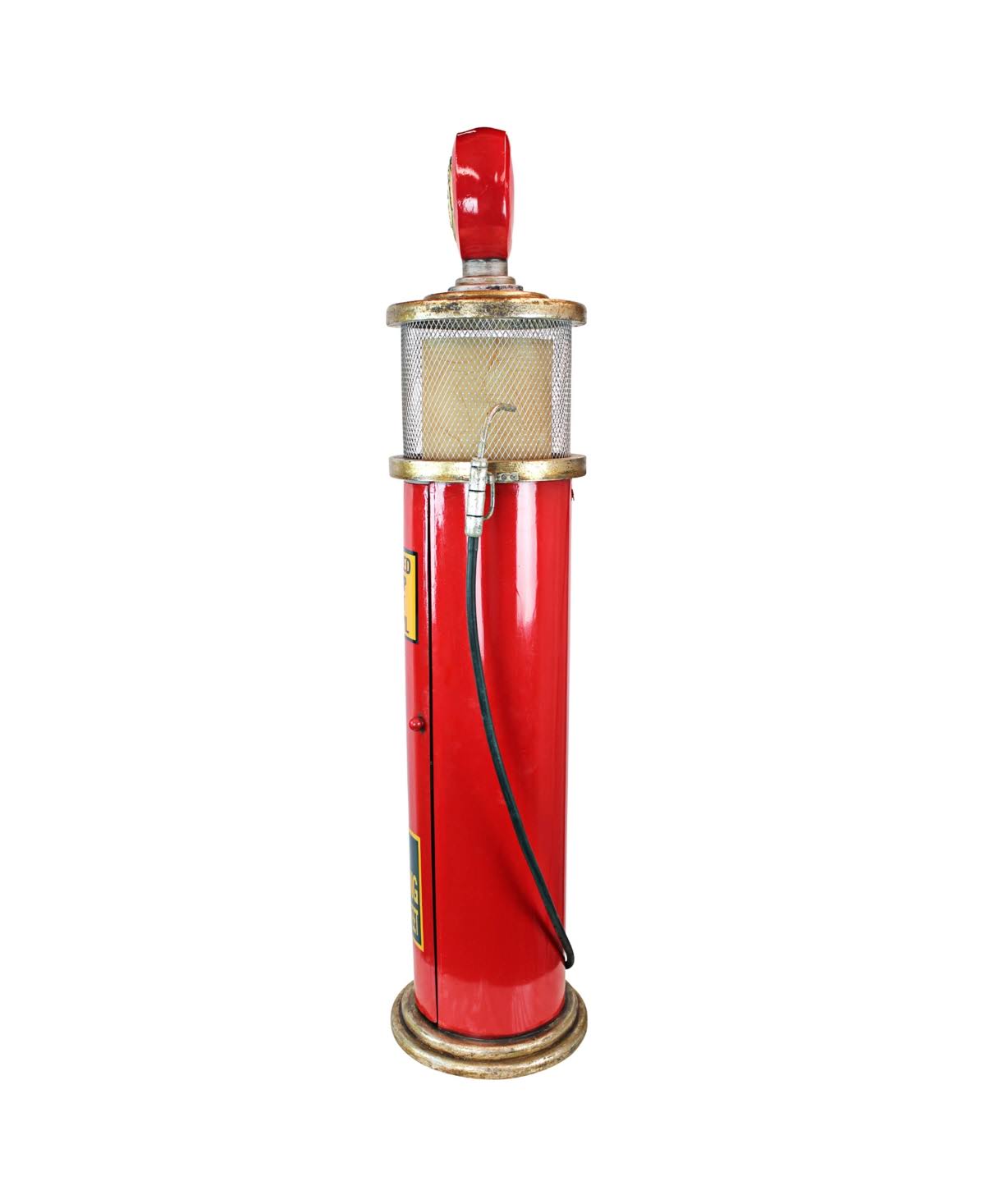 Design Toscano Route 66 GAS Pump Floor Lamp and Collectible Cabinet