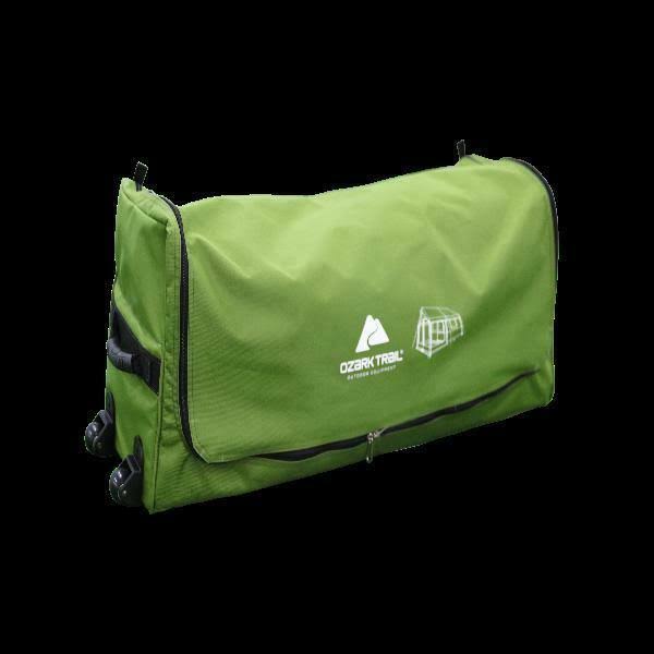 Ozark Trail 8-Person Family Cabin Camping Tent with Screen Porch and Carry Bag