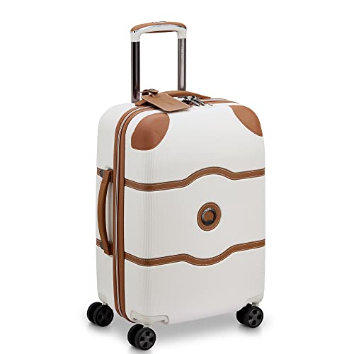 DELSEY PARIS Chatelet Air 2.0 Hardside Luggage with Spinner Wheels, Angora, Checked-Large 28 Inch