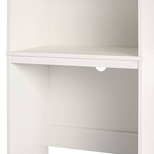 Ameriwood Home Clarkson Mini Refrigerator Storage Cabinet, White