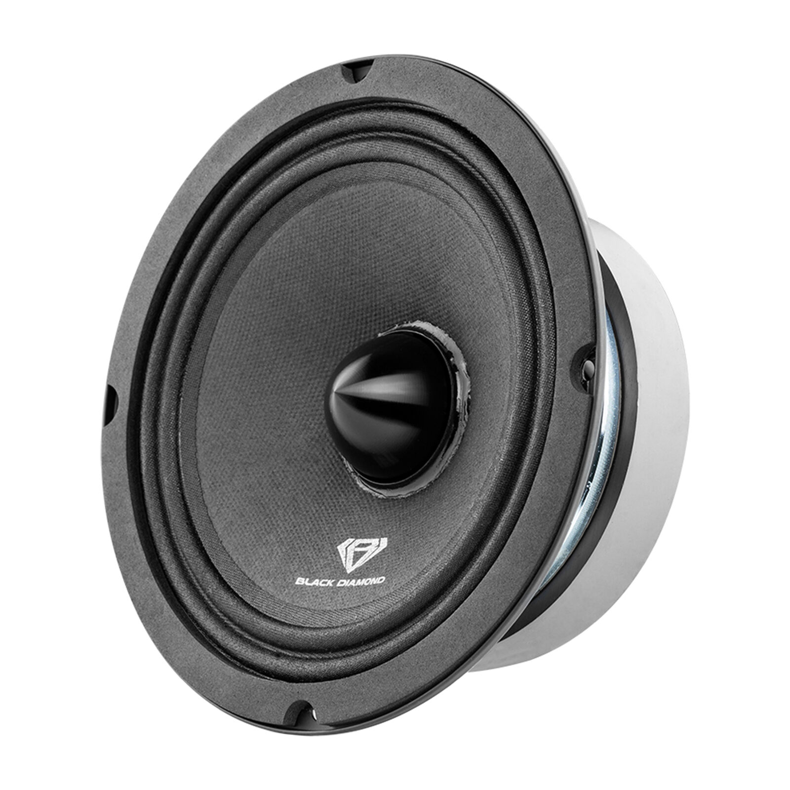 2 x Black Diamond Car Audio 6.5" 1000 W 4-Ohm Mid-Range Bullet Speaker DIA-M6.4B