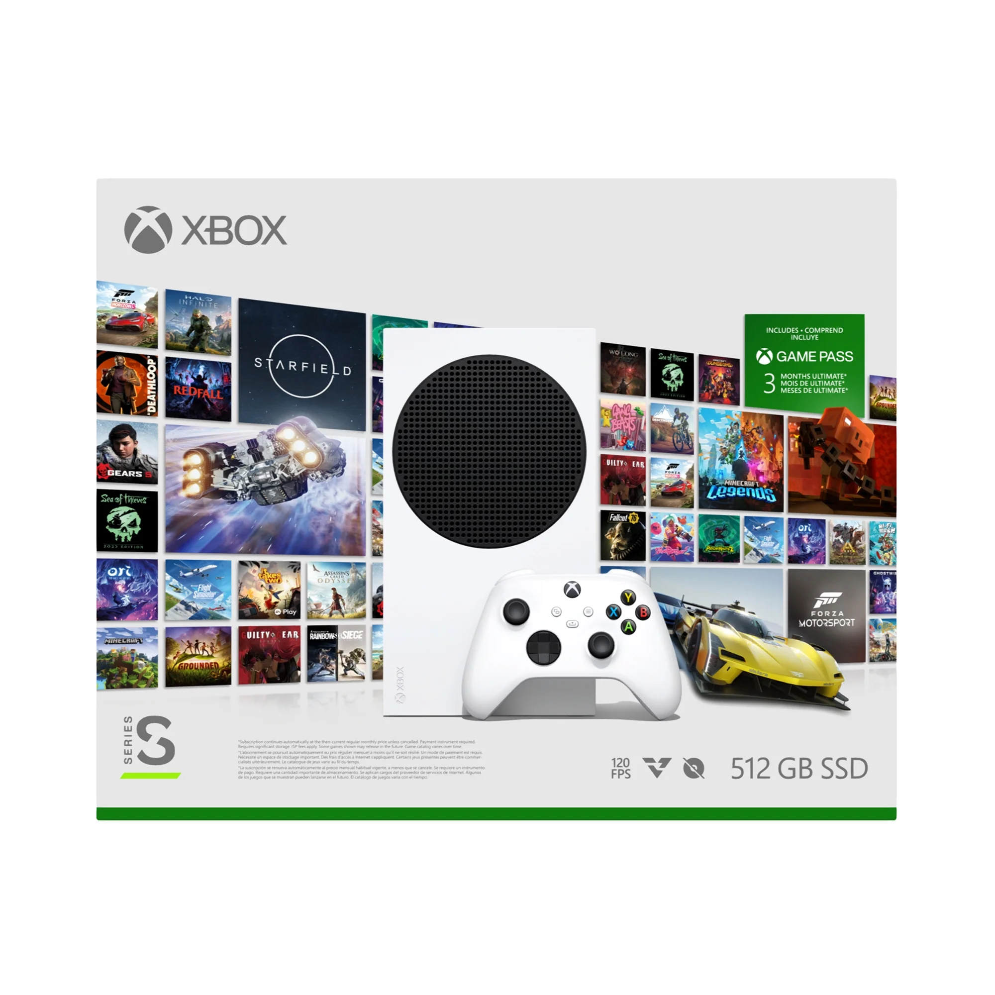 Xbox Series S Starter Bundle including 3 Months of Game Pass Ultimate