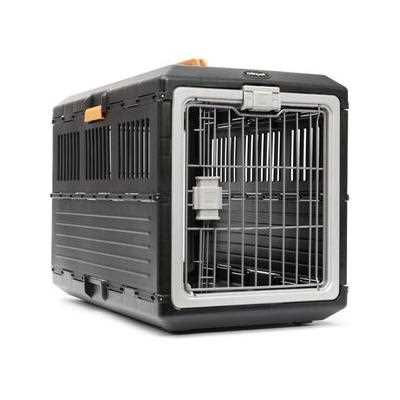 Mirapet USA Airline Travel Carrier Dog &amp; Cat Crate, Black, Medium - Pet Supplies online store