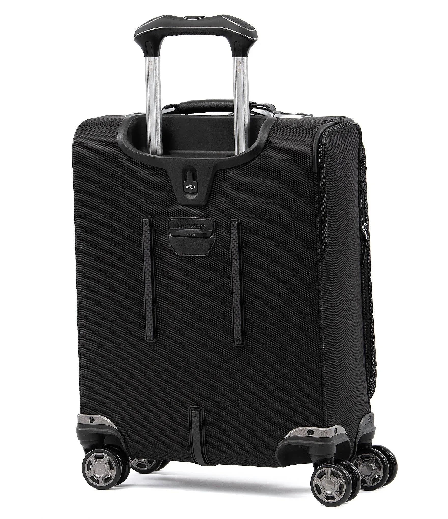 Travelpro Platinum Elite International Expandable Carry on Spinner - Shadow Black