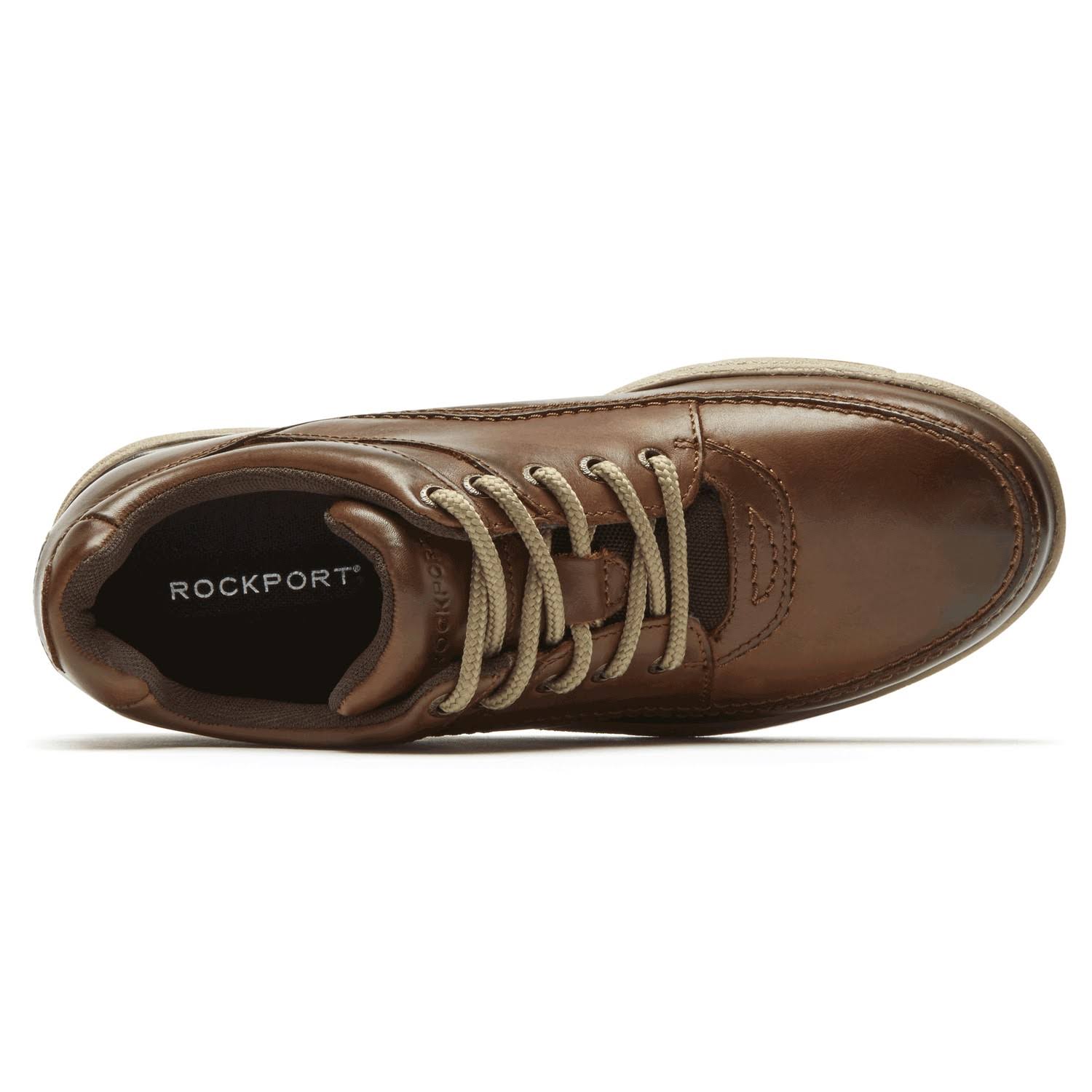 Men&s Rockport World Tour Classic Brown Leather - in Size 15