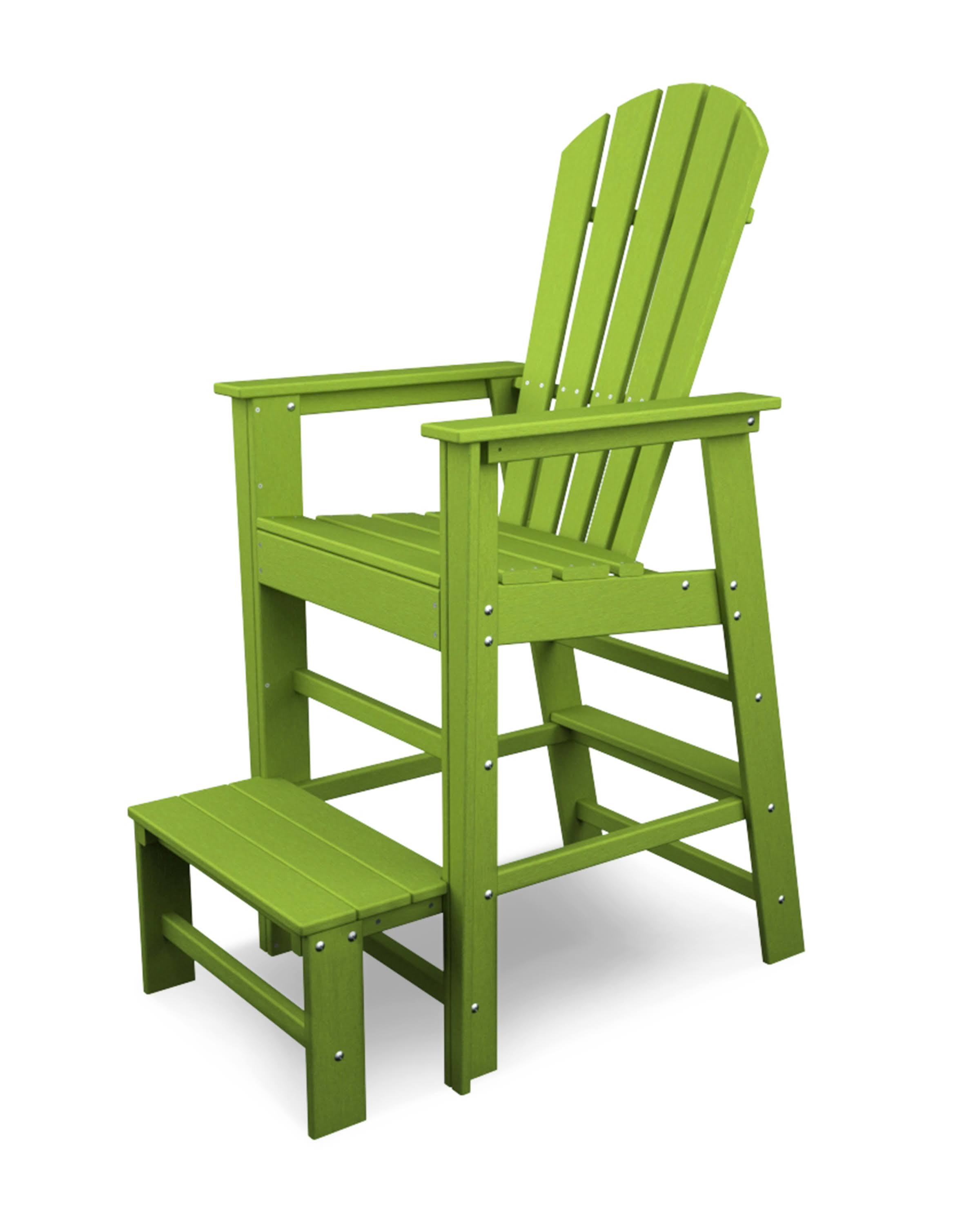 POLYWOOD South Beach Lifeguard Chair - Lime