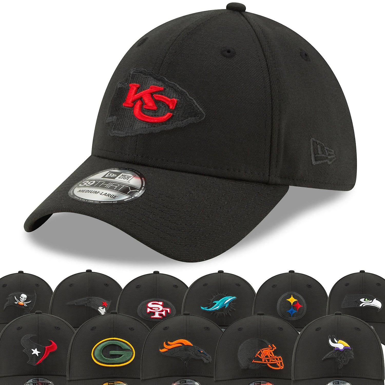 New Era 39THIRTY Stretch-Fit NFL Cap - Elements 2.0 Black Seattle Seahawks XS/S
