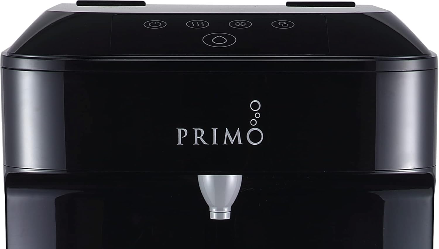 Primo Extreme Chill Bottom-Loading Water Dispenser - 2 Temp (Hot-Cold) Water Cooler Water Dispenser for 5 Gallon Bottle w/Child-Resistant Safety Feature, Black