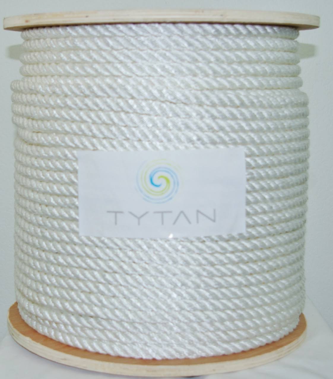 5/8x22 x 600 ft 3 Strand Twisted Nylon Rope - NO. Ny58600