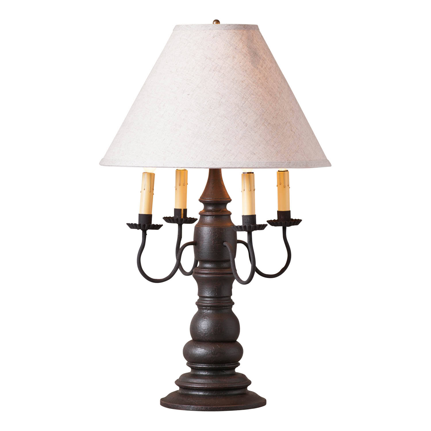 Bradford Lamp in Americana Black with Shade