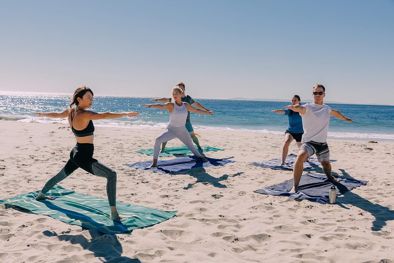 CGEAR Sandlite &ndash; Patented Sand-Free Beach Mat &ndash; Multi Use Outdoor Camping Mat, Picnic Blanket, Exercise Stretching Mat &ndash; Rollup Compact &ndash; Also Great for Families and Equipment Protection