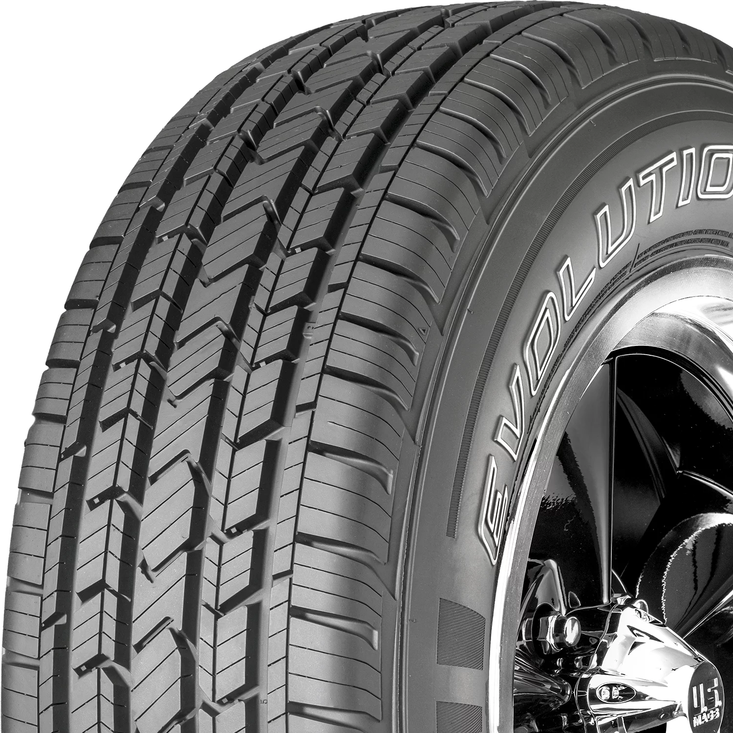 Set of 4 (FOUR) Cooper Evolution H/T 265/70R17 115T A/S All Season Tires Fits: 2014-18 Chevrolet Silverado 1500 WT, 2010-21 GMC Sierra 1500 SLE