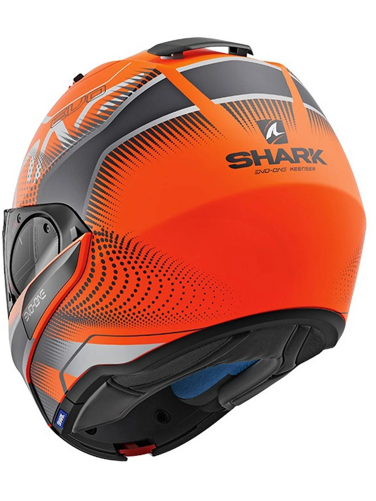 Shark EVO-ONE 2 Keenser Mat Helmet S Orange-black-anthracite