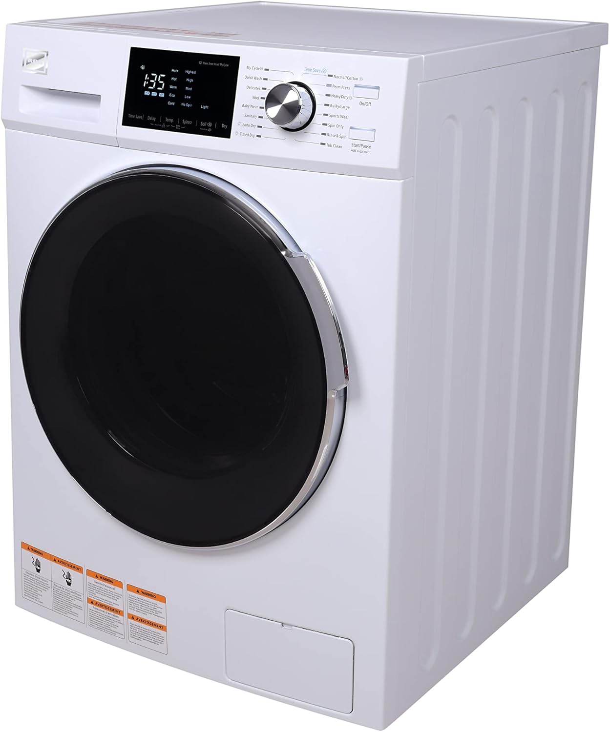 RCA RWD270 Washer and Dryer Combo 2.7 cu ft - White