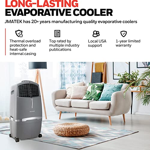 Honeywell 525 CFM Indoor Portable Evaporative Cooler with Fan & Humidifier