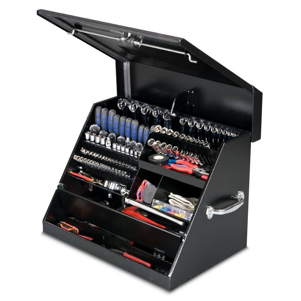 Montezuma SE250AL 26 x 18 in. Aluminum Triangle Toolbox Brite