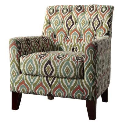 Olympia Armchair Lark Manor Fabric: Geometry