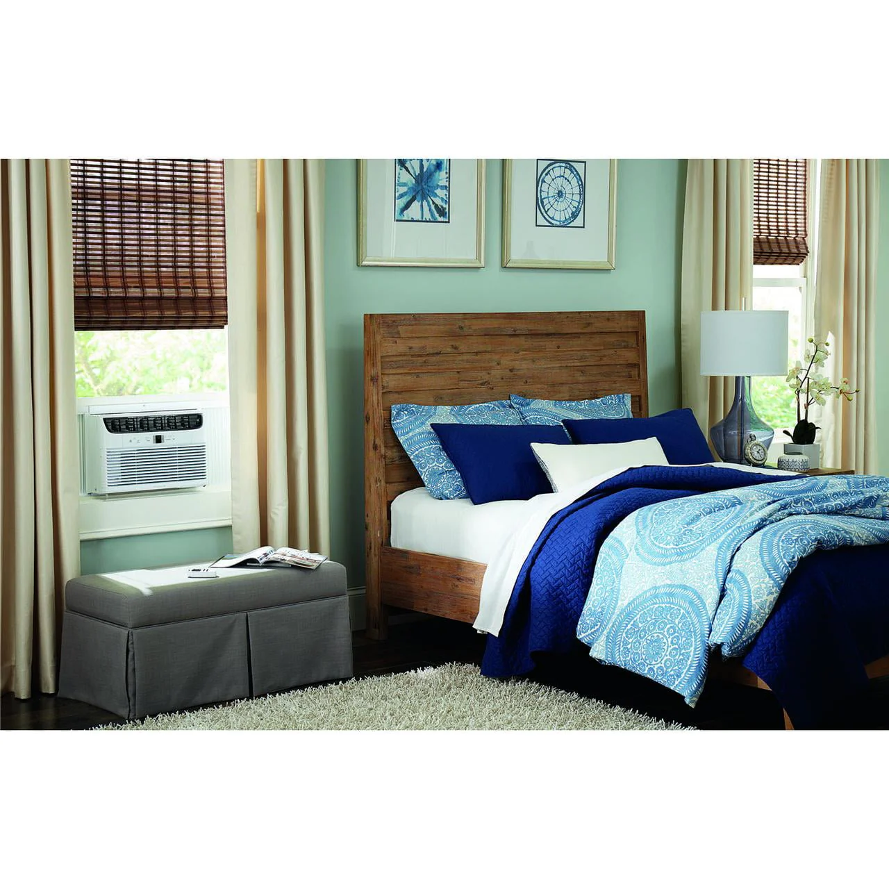 Frigidaire 8,000 BTU 350 sq ft Window Air Conditioner with Remote, Black,FHWC083WAB
