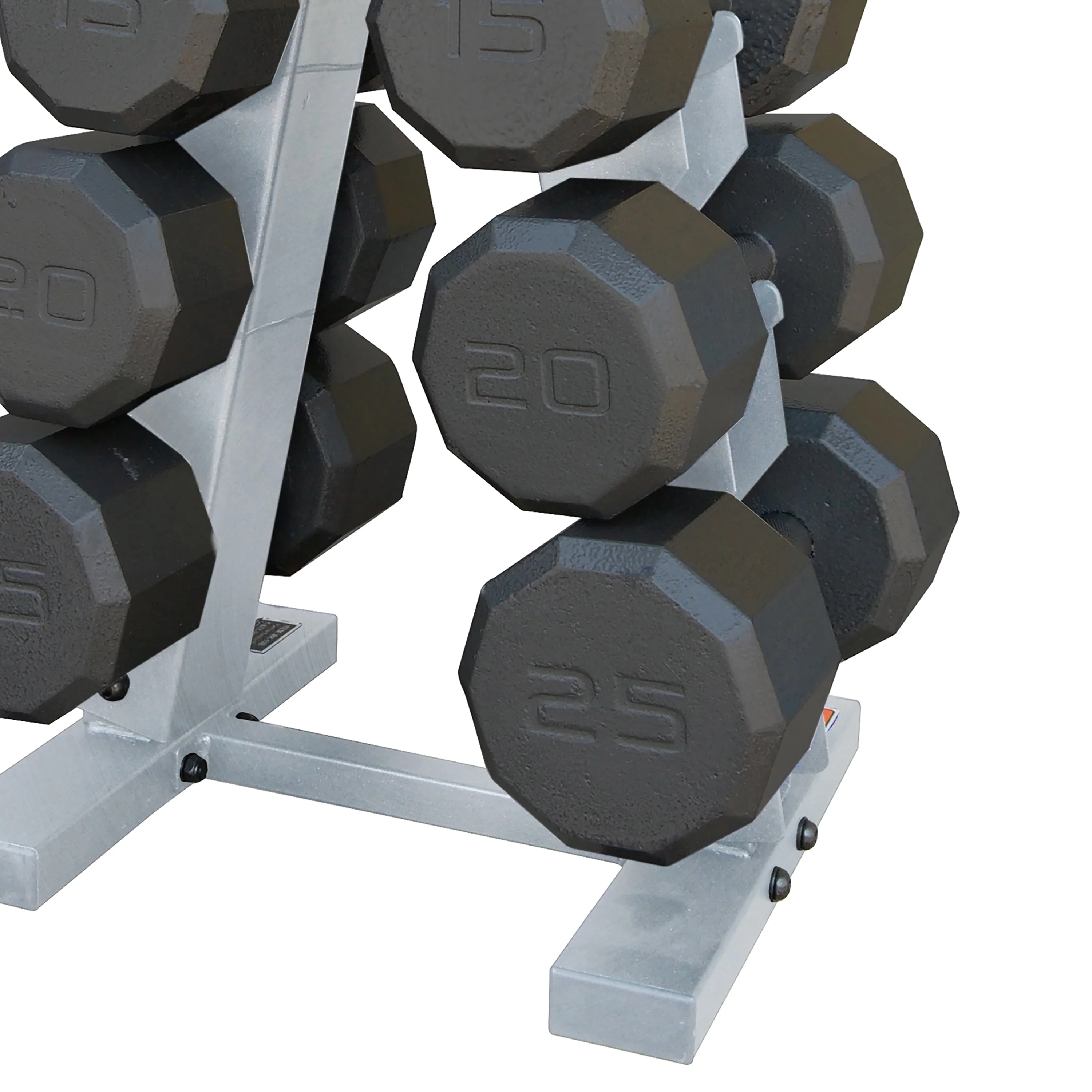 CAP Barbell 150 Lbs. Eco Dumbbells Set with Rack