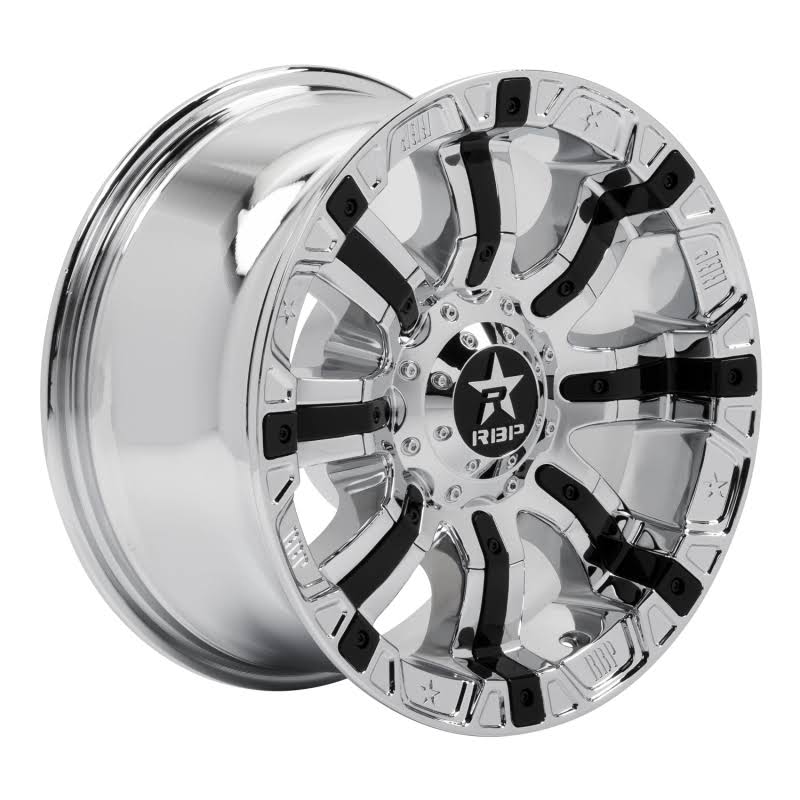 2003 Ford F250 RBP Chrome u0026 Black 94R Wheel