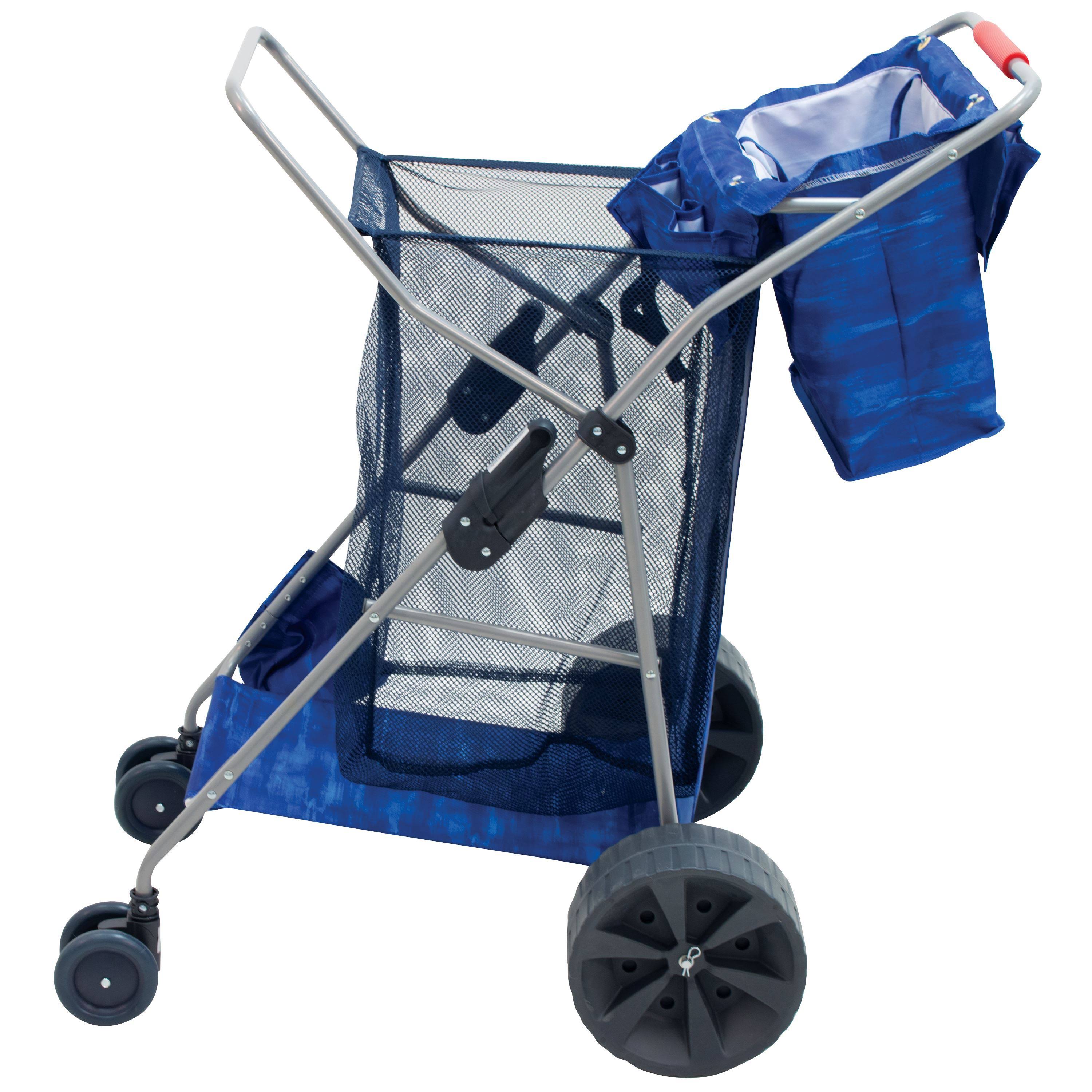Rio | Wonder Wheeler Deluxe Beach Cart - Dark Blue
