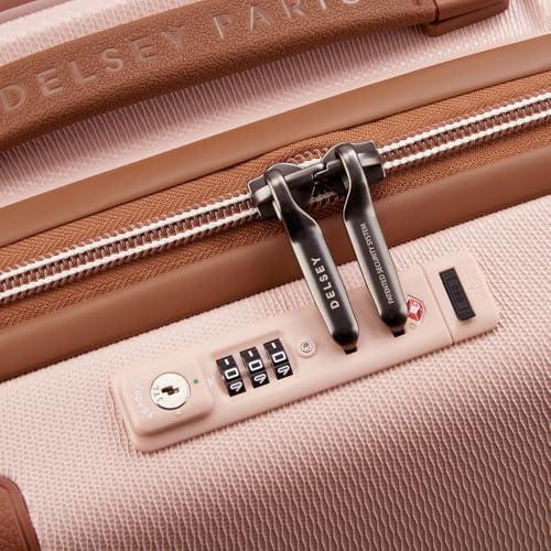 DELSEY PARIS Chatelet Air 2.0 Hardside Luggage with Spinner Wheels, Angora, Checked-Large 28 Inch