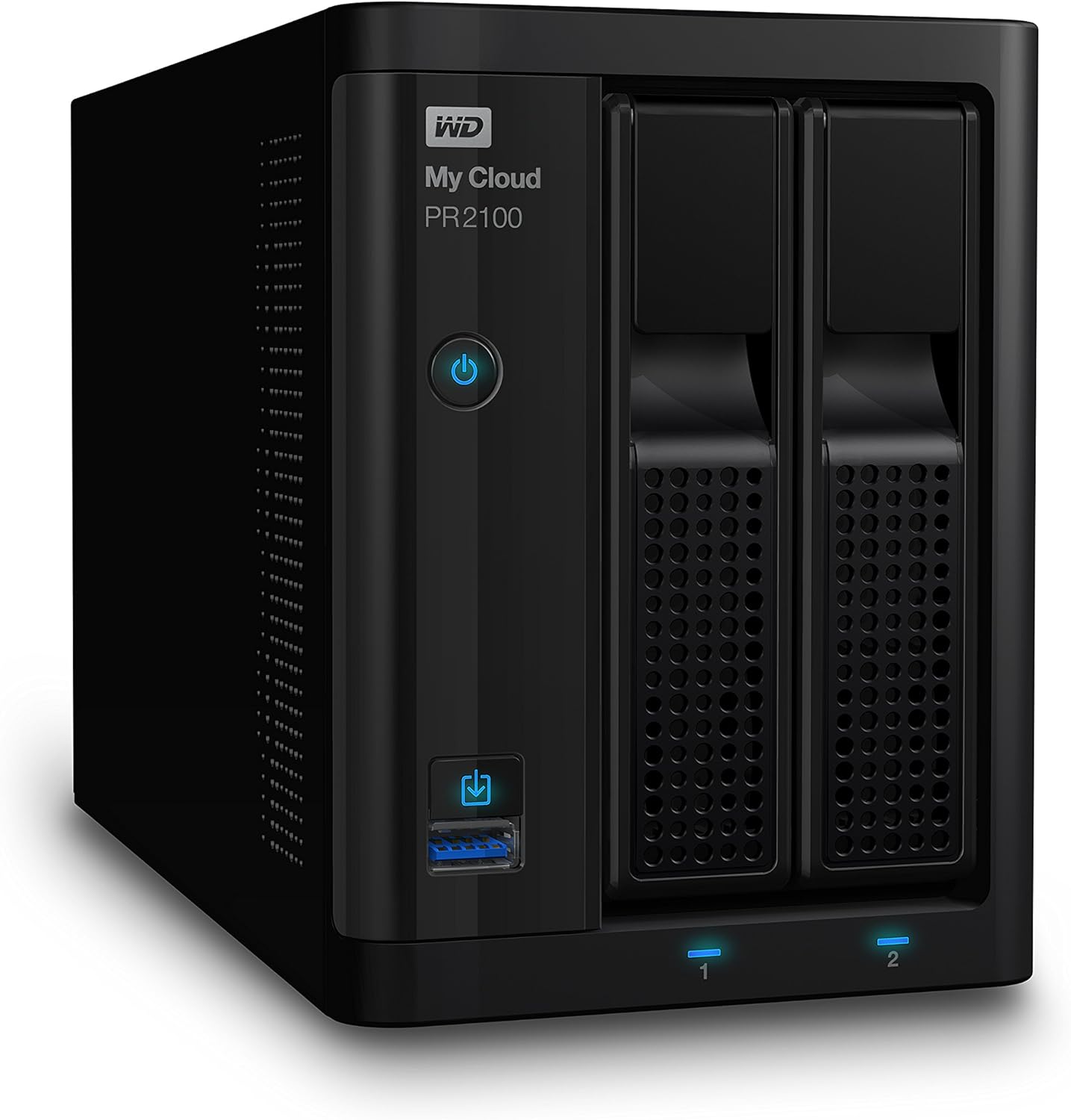 WD 8TB My Cloud Pro Series PR2100 Network Attached Storage - NAS - WDBBCL0080JBK-NESN