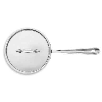 All-Clad Stainless Steel Saucepan with Lid, 4 qt