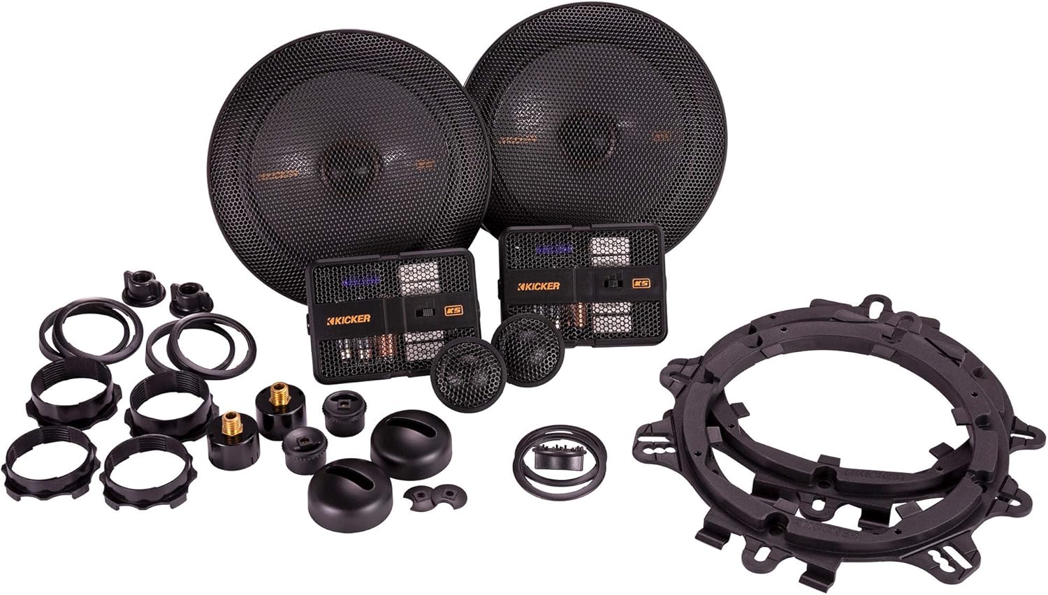 KICKER 47KSS6704 KS Series 6.75" Component System with 1" Tweeters, 4ohm