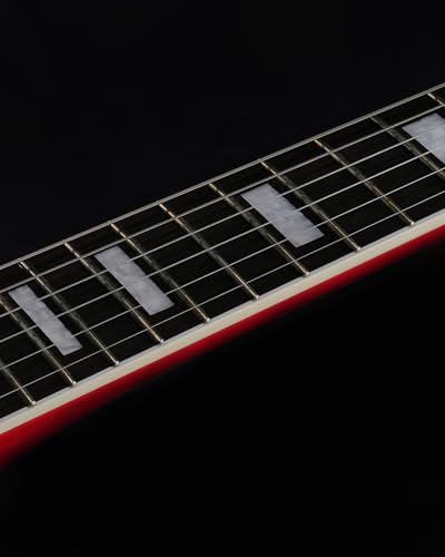 WestCreek Revenge Solid Body Electric Guitar, Heavy Metal Guitar, Right Handed, Heavy Metal Pickups, Rounded End Jumbo Frets, Bone nut, Rosewood Fretboard, Mahogany Body (Blue Yellow Gradient)