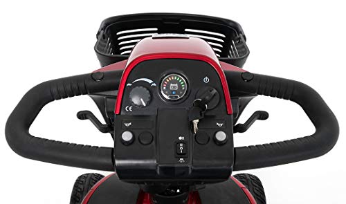 Pride Mobility Victory 10.2 3-Wheel Electric Scooter S6102 Newly Re-Designed Offers a Sleek Design and Innovative Features! (Ocean Blue, 18" x 17" Seat)