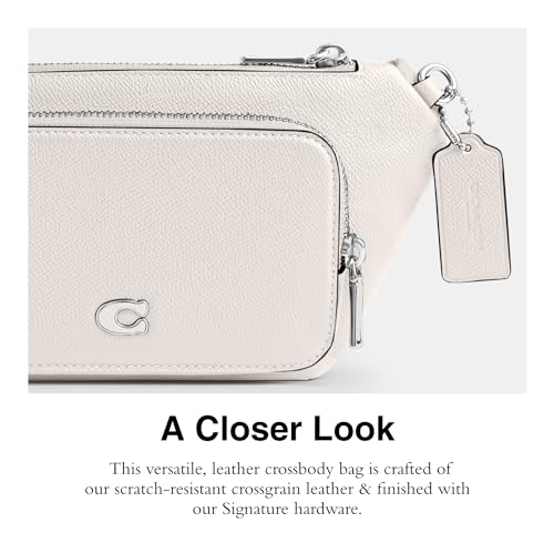 COACH Belt Bag in Crossgrain Leather, Black