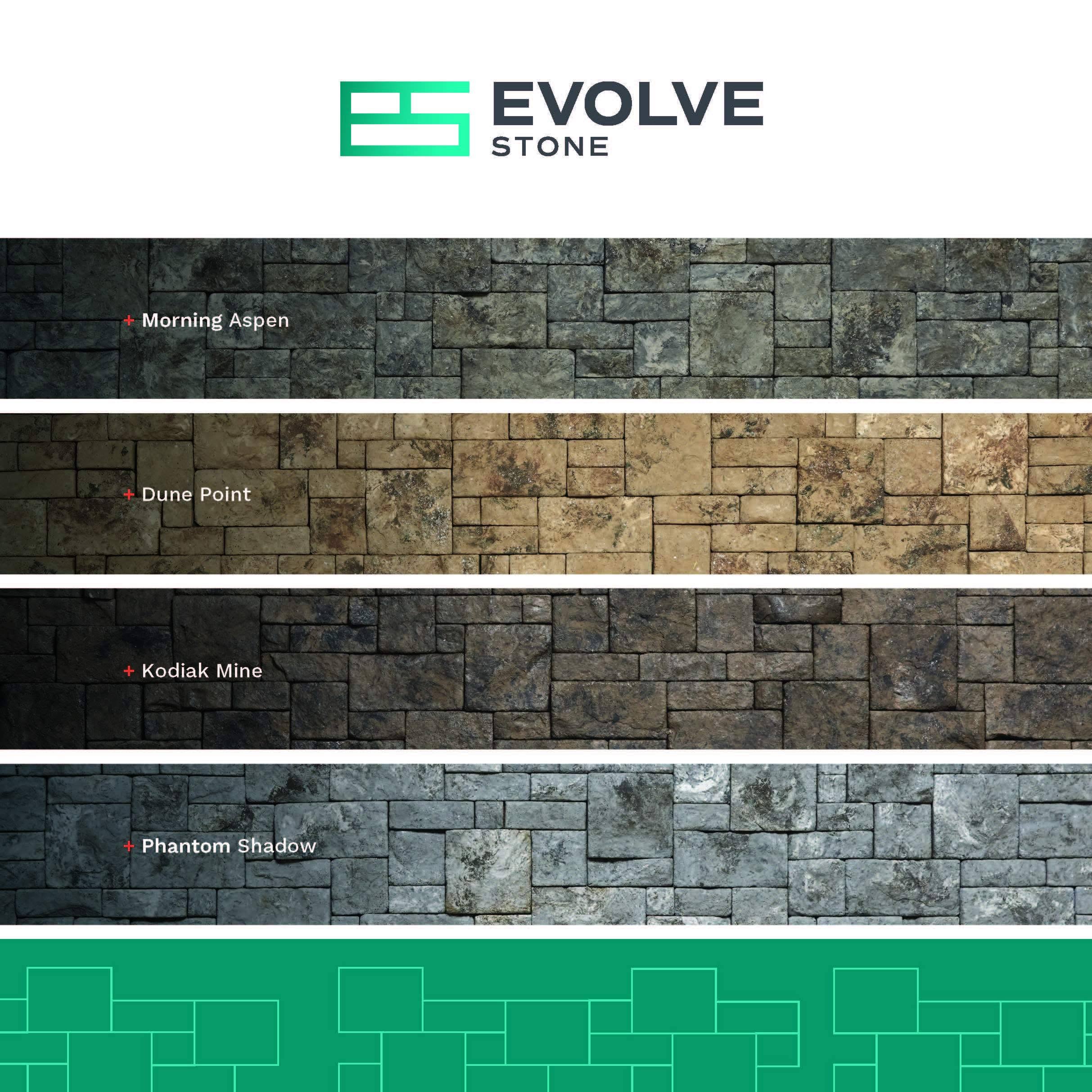 Evolve Stone Georgetown Run Stone Veneer Non-Rated / Morning Aspen