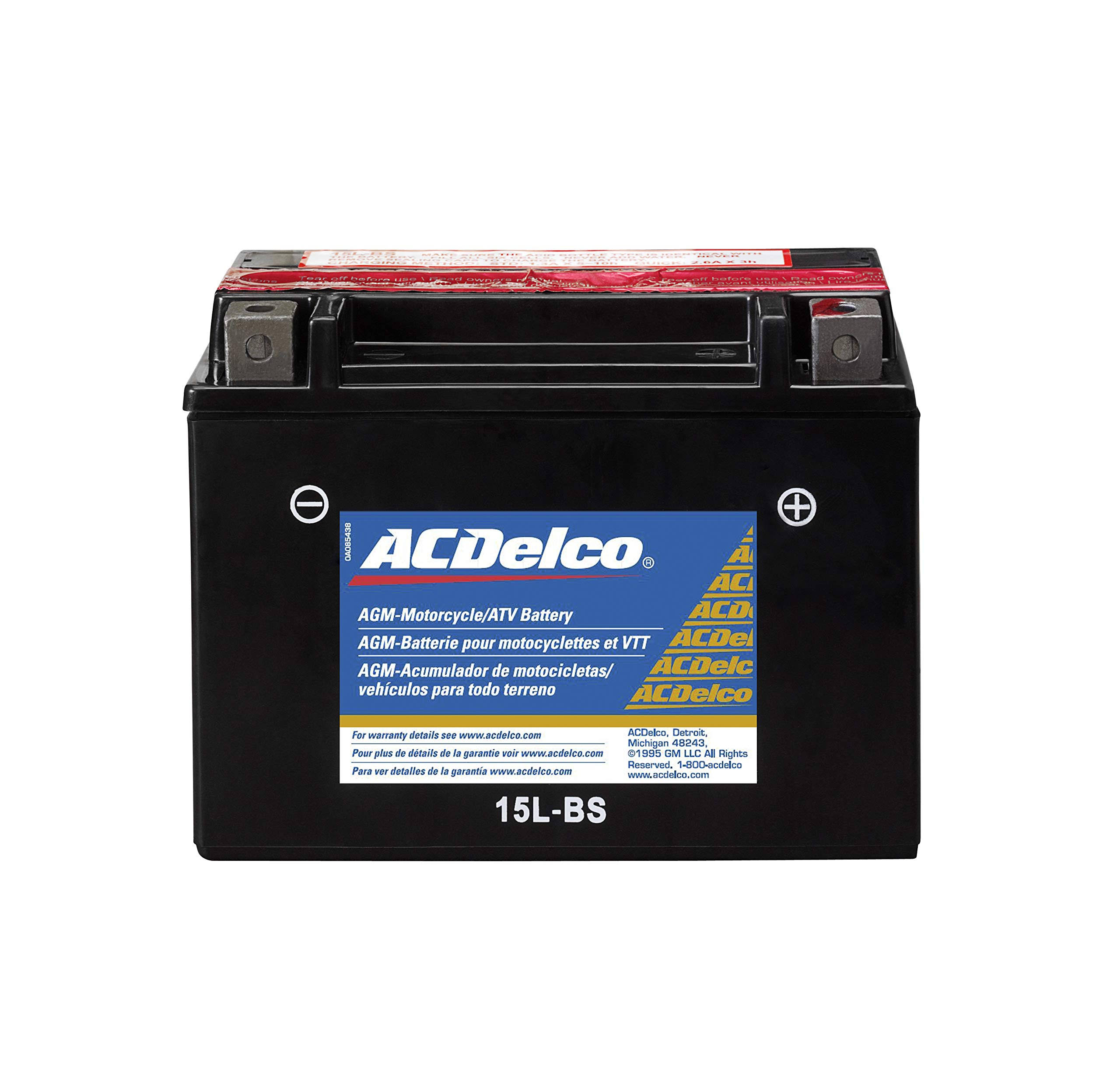 ACDelco ATX15LBS Specialty AGM Powersports JIS 15L-BS Battery
