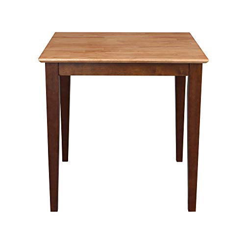IC International Concepts Dining Table, FURNITURE, Black/Cherry