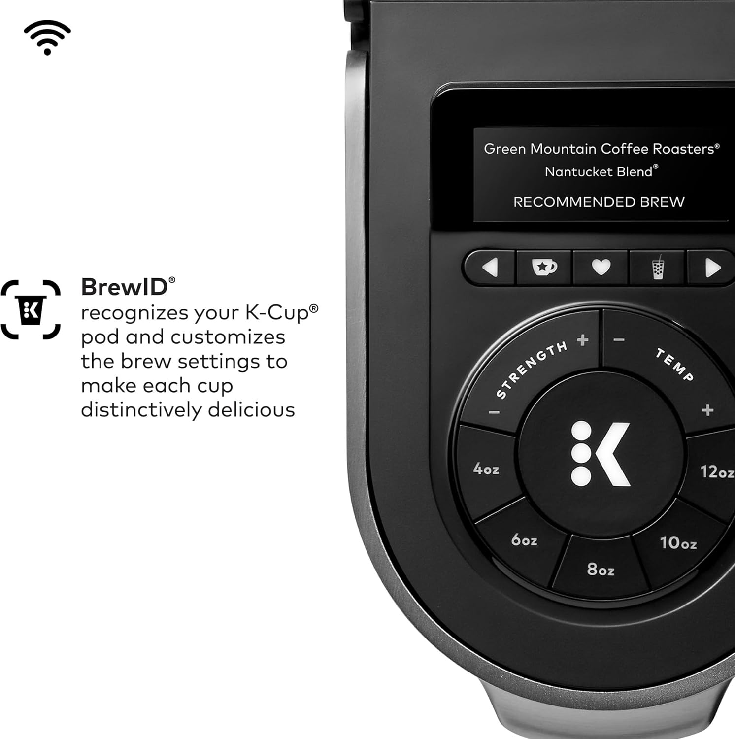Keurig® K-Supreme Plus SMART Single Serve K-Cup Pod Coffee Maker, Black